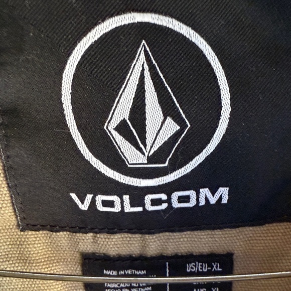 Volcom Beige Zip-Up Jacket - Picture 2 of 5